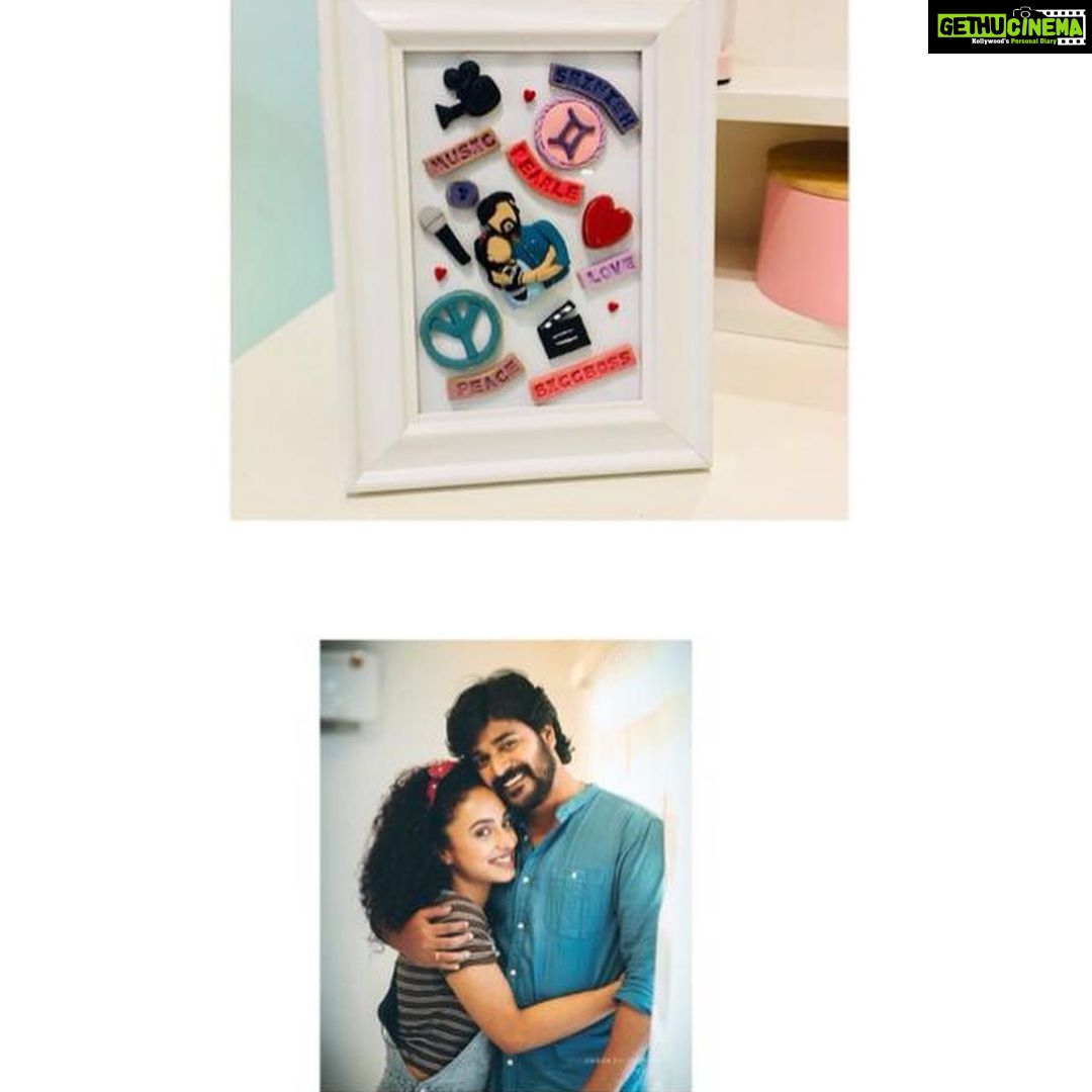 Pearle Maaney Instagram - Customised Gifts are the cutest... and I’m sharing this because this could inspire someone out there to be creative. @thecreainn thank you so much for this wonderful gift. ❤️ this is beautiful and will be always close to my heart. Also.. Happy Birthday to you!! 🦋