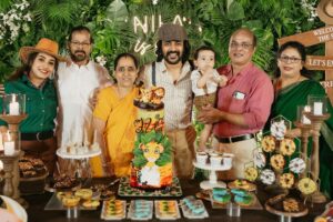 Pearle Maaney Instagram - Where we are together… it’s HOME 😘 NILA Turns One ❤️ . Decor @dreams_floristsanddecorators Clicks @magicmotionmedia Cake @whisk_n_frost MUA @makeupandhairbysagallya