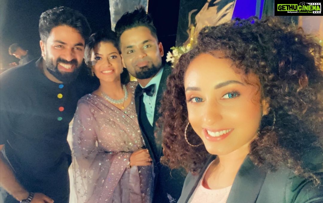Pearle Maaney Instagram - Kukku !!! Congrats daaaa!!!! . . Wishing this beautiful couple a wonderful life ahead! I still remember the day we met Kukku for the first time... he stole our hearts with his innocence and of course his talent to dance ❤️ @suhaidkukku_ @padmasoorya