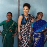 Pearle Maaney Instagram - Love 🌸 They usually work behind camera but I realised they are amazing models too 😘😘 . . Wearing @ange.in | @okjsignet Styling @anitageorgez Click @prajithdxg Makeup @myself 🥰