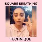 Pearle Maaney Instagram - Mind Talks #1 FOUR SQUARE BREATHING TECHNIQUE. . . 🌸 . Inhale (as you count till 4) Hold (count till 4) Exhale ( count till four) Hold ( count till ) Repeat this for a Minute or till you feel your mind is relaxed. . . 🌸 . Box breathing/ Square Breathing is a powerful yet simple, relaxation technique that aims to return breathing to its normal rhythm. This breathing exercise helps to clear the mind, relax the body, and improve focus.🌸 . . Peace Love and Music to All 💕☺️