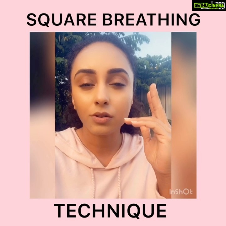 Pearle Maaney Instagram - Mind Talks #1 FOUR SQUARE BREATHING TECHNIQUE. . . ๐ธ . Inhale (as you count till 4) Hold (count till 4) Exhale ( count till four) Hold ( count till ) Repeat this for a Minute or till you feel your mind is relaxed. . . ๐ธ . Box breathing/ Square Breathing is a powerful yet simple, relaxation technique that aims to return breathing to its normal rhythm. This breathing exercise helps to clear the mind, relax the body, and improve focus.๐ธ . . Peace Love and Music to All ๐โบ๏ธ