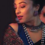 Pearle Maaney Instagram - As the wind caressed her shoulder... she knew from far away his mind’s shore was hit by a sudden wave of her fond memories... she loved how his breath hit her shore... her shoulder... travelling miles just fine... making her hold her breath for a while 🌸 - Pearle... for @srinish_aravind . . . . Click @storiesbysidhu Wearing @ange.in | @okjsignet Styling @anitageorgez Makeup @myself 🥰