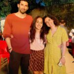 Pearle Maaney Instagram - Sandwiched between two extremely talented actors ... Shoot in Progress 🍀 @adityaroykapur @sanyamalhotra_ @anuragbasuofficial director @tseriesfilms Goregaov Film City, Mumbai
