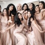 Pearle Maaney Instagram - My darlings😘😘😘 #bridesmaids #throwback . . @paro_nair @public_butter_world @samyuktahornad @zehera_cimi @shradha_davis @rinita_davis @sneha_stars @alinajacob @rachel_maaney @unicornsingh