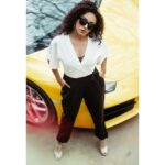 Pearle Maaney Instagram - Peace Love n Music to All ❤️ . . . Click @clintsoman Styling @adampallil . . . #lamborghini #lamborghinihuracan