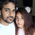 Pearle Maaney Instagram - Our first Selfie 🤳 on my phone is this pic and it’s turning One year old... we fell in love without chatting on the phone... without long conversations on the phone.. without going to the park or beach... we fell in love without having the luxury of privacy... diamonds are found In coal mines... And today our love “shines bright like a diamond” @srinish_aravind I Love You!