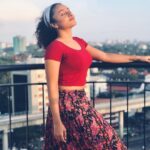 Pearle Maaney Instagram - Lived one More day...Positively. 🌸 . . . . . . #onestepatatime #goodlife #breathe #pearlemaaney