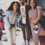 Pearle Maaney Instagram - Look at our shoes!! 👻👟 @anirudhofficial @_saniya_iyappan_ #anirudhravichander #kolaveri