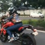 Pearle Maaney Instagram - BMW G310 R It’s an entry class 310 cc bike of BMW. powerful... smooth and it’s ABS makes it very stable... resisting the bike from even the slightest possibility to skid while braking. Loved it machaaa! 😚 #bikergirl #bikelove #womenbikers #g310r Went for a ride after a long time. . Something exciting coming up... stay tuned. 😎 @srinish_aravind thank u for encouraging me to go for a ride today 🎥 @krissangelz @aj460monster