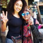 Pearle Maaney Instagram - We stand for Peace 🌸 ✌️ the best thing about travelling is that we get to meet amazing people who touch our lives and leave us with memories that we can cherish for life... she is one of them... the part where she comes in during the our vlog received a lot of love from our viewers... it was shot on my birthday and she was the angel who showed up to bless us.... I say this Coz I believe in butterflies, shooting stars and angels who take human form to visit us. 😋 check out the Video that’s now up on youtube... I’ve shared the link in my bio. 👆Check it out and leave your comments. Remember to hit SUBSCRIBE. Thank you 🤩 #traveldiaries #pulga #himalayas @srinish_aravind behind the click 🥰 Pulga, Himachal Pradesh, India