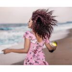 Pearle Maaney Instagram - Sand in the Hair... salty wind... but all we have now are the “Sweetest of Memories”🥰 . . “Celebrating the most beautiful decision I’ve ever made... @srinish_aravind ” 😘 . #pearlishbridalshower #pearlishwedding . .🧿 @naarisweddings click
