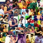 Pearle Maaney Instagram - Forever ❤️ @srinish_aravind Lucky 🍀 because we can see ourselves falling in love... again and again... 😋 Thank you @pearlishlover for this collage 🤗