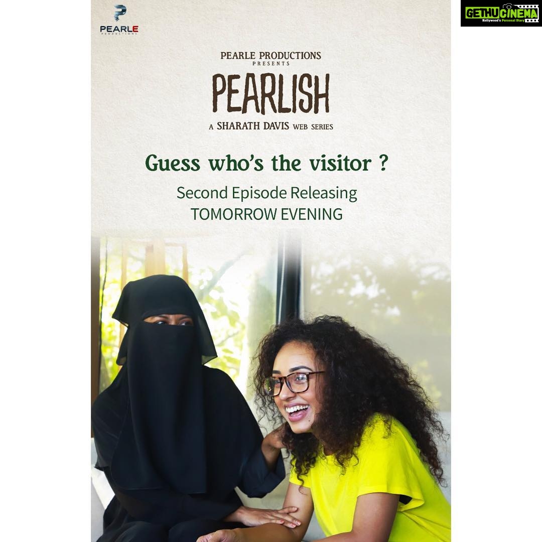 Pearle Maaney Instagram - Pearlish Episode-2 will release online tomorrow at 5pm but before that we have an interesting question for you all... guess this celebrity guest who is going to be featured on this episode ππ @srinish_aravind you should not Guess!!!! π please π€ͺ . . The crew behind this webseries Director @sharathdavis Script @sujith.padmanabhan and @loneranger_____ DOP @clintsoman Background score @jecingeorge Editor @akhildas_harippad Costume @adampallil Prodctn controller @iamrexjoe