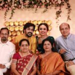 Pearle Maaney Instagram – Family getting bigger 😍 more love … More happiness ❤️ feeling blessed 😊
.
. 
Click by @sainu_whiteline 
Stage decor @sugarplumclt 
Costume @labelmdesigners