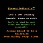 Pearle Maaney Instagram – #beautifulkerala #entekeralam 
Focus on the good. ❤️
Peace Love and Music to All.

PS: Write what you love about Kerala as a comment below. I don’t want complaints. Only the good things about Kerala.