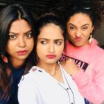 Pearle Maaney Instagram – Effortlessly crazy around them😈! @shaunromy @unicornsingh