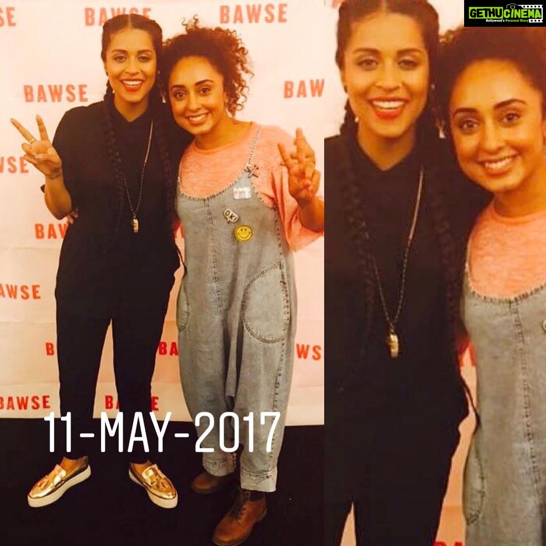 Pearle Maaney Instagram - I strongly believe in the power of positive thinking... which is probably why I admire women like @iisuperwomanii ... who rolled out some of the most craziest and funniest youtube shows.. created a platform for herself inspiring millions around the world from her home studio.... As I Came across this pic today and I remembered standing In a long queue for almost 1 hour for this click but what made me fall in love with her is the fact that she had the same energy and smile to offer to everyone. ❤️😊 Lilly Singh... Yes I am A Bawse Fan! ❤️ waiting for her to get well soon.. and hustle harder than ever! 🌈 @dipzsb thank you so much for accompanying me and enjoying every minute of it! Dubai, United Arab Emirates