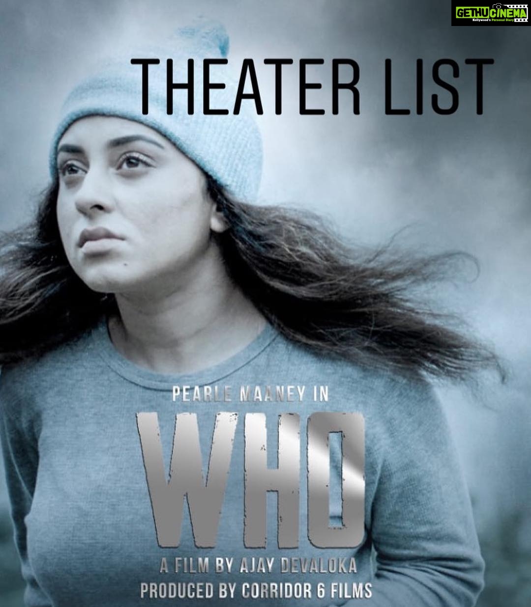 Pearle Maaney Instagram - Releasing Tomorrow!!!! Swipe for theater lists. So finally WHO is all set to release In Kerala and a few other states In India. Do check out the theater list and please make time to watch the movie! And share your valuable Reviews about it❤️😊