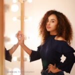 Pearle Maaney Instagram - Mirrors... Lights and everything Nice❤️ @jiksonfrancis thank u for this click! This pic was taken during our WHO movie Promotions 😋 PEACE LOVE AND MUSIC TO ALL😘