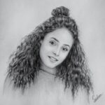 Pearle Maaney Instagram - Pencil sketch by @sachin.artist ❤️ Thank you !!! 😊😊