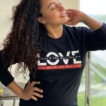 Pearle Maaney Instagram - “Love Yourself The Way You Are.. Love The World The Way it is.” . Where have you heard these Lines?Comment Below 😌 . This month it’s all about Love and it’s the Perfect Piece that can be Added to Your Wardrobe. ❤️ Wear Some Love as You Celebrate Love 😋 . BUY Your Favourite Sweatshirt/Hoodie/ T-shirt on pearlemaaney.themerchbay.com . Available in More Colours and All Sizes! Link in Bio 🥰❤️ . PS: Our Peace Love Music Mugs are now my Fav 😋 #pearlemaaneymerch