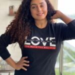 Pearle Maaney Instagram - “Love Yourself The Way You Are.. Love The World The Way it is.” . Where have you heard these Lines?Comment Below 😌 . This month it’s all about Love and it’s the Perfect Piece that can be Added to Your Wardrobe. ❤️ Wear Some Love as You Celebrate Love 😋 . BUY Your Favourite Sweatshirt/Hoodie/ T-shirt on pearlemaaney.themerchbay.com . Available in More Colours and All Sizes! Link in Bio 🥰❤️ . PS: Our Peace Love Music Mugs are now my Fav 😋 #pearlemaaneymerch