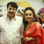Pearle Maaney Instagram - With Our Chakkara❤️ Mammookka!🤗 He is the most sweetest person In our Malayalam Industry if you ask me!