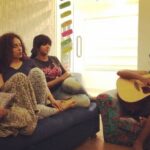 Pearle Maaney Instagram - Wait for It 😂 Introducing my crazy siblings @rachel_maaney @shradha_davis @ieatphysics Thank you @rinita_davis for recording this 🙏😃 Share your version of “Who Are You “ and hashtag #WhoAreYouSong 😋☝️ My Home Exhibition