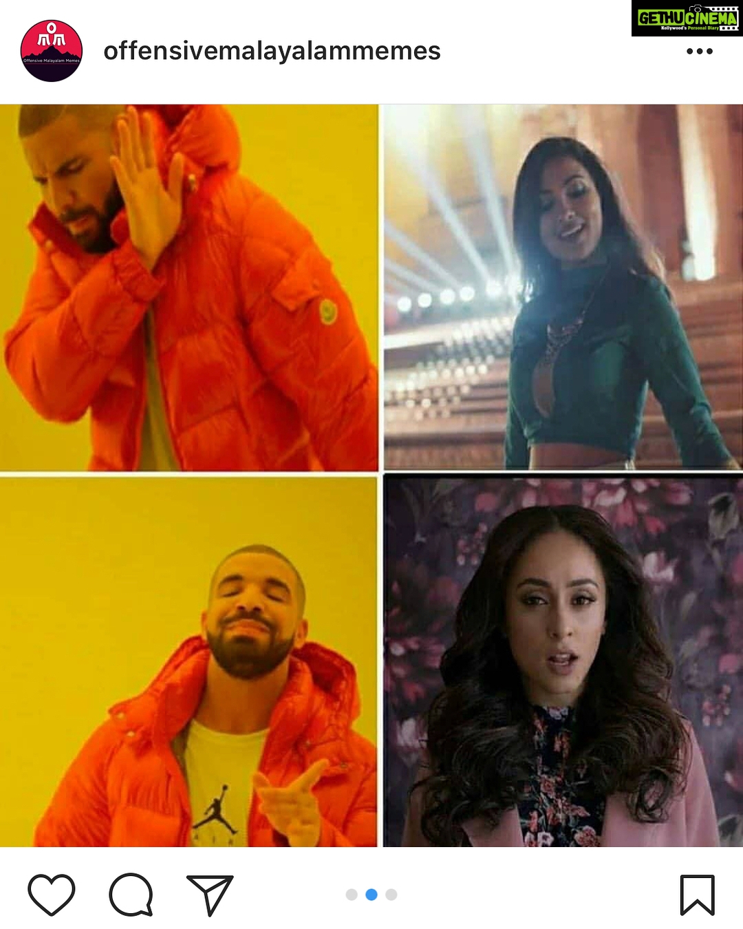 Pearle Maaney Instagram - It was actually a “Happy Troll Day” for me 😂😂😂 Thank you @trollgarageofficial @trollmachans @offensivemalayalammemes @trollgarageofficial APInternational and everyone for making these funny memes 😋😋❤️