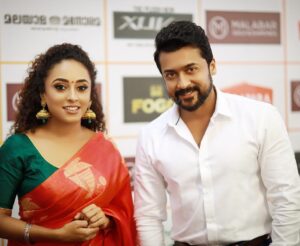 Pearle Maaney Instagram - Met this Amazing Human being! ❤️ #Surya #ammamazhavillu @sainu_whiteline click