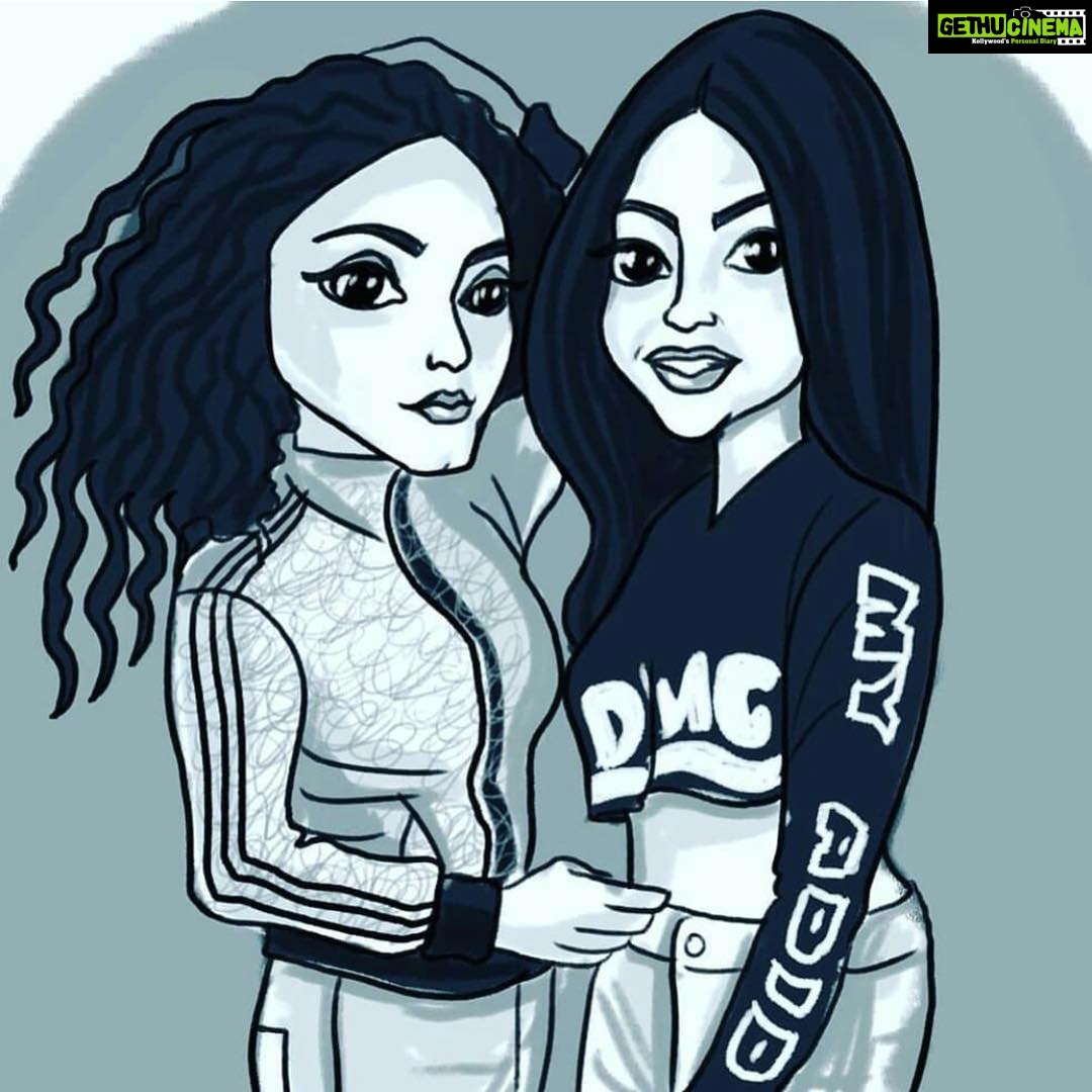 Pearle Maaney Instagram - Awwww!!!! @art_of_nazar !!! Thank u ❤️ @shaunromy and I loved it! 😋😋😋