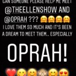 Pearle Maaney Instagram – I just love you so much @theellenshow and @oprah ❤️❤️❤️❤️ you both have inspired me so much… 😘