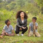 Pearle Maaney Instagram – The Smile on their Faces. “Shiva and Prem”.😊
A little game is all that it takes to bring a smile to their faces. Become a 6 year old and ONE will learn quicker.
It isn’t always about spending money… sometimes it’s about spending quality time. Human beings treasure love and friendship. Leave behind memories that has a smile attached to it as you walk this world. It takes only a moment to create a positive impact on Somebody’s life. ❤️
@sanu_mohammed thank you for this click. 
#traveldiaries #travelTeachesMorethanTexts