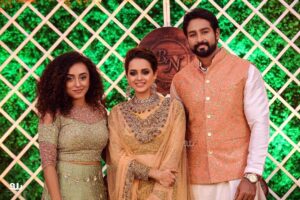 Pearle Maaney Instagram - ❤️ Bhavana and her Hero😋 @sainu_whiteline photography Outfit by @realmalkha