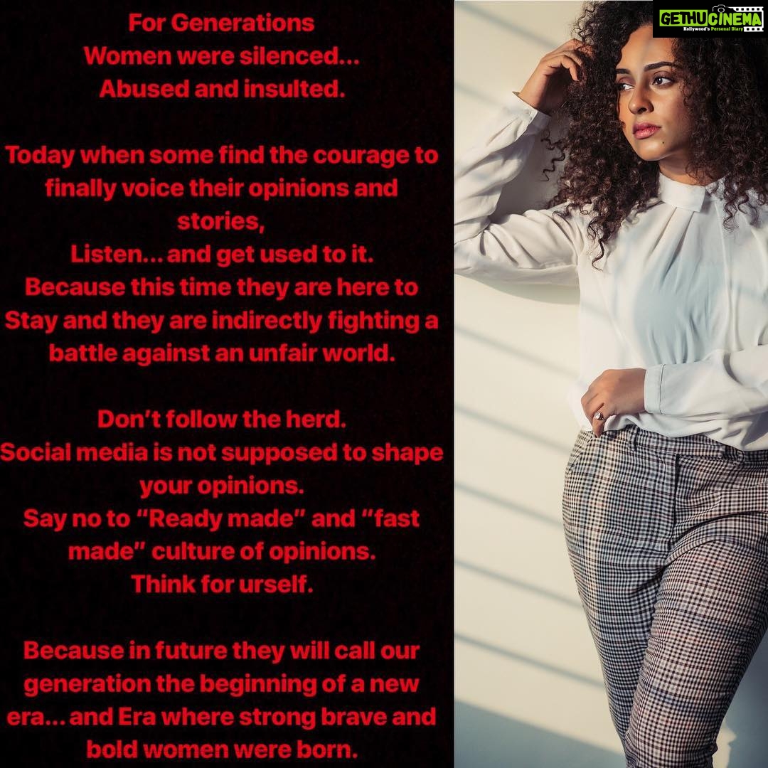 Pearle Maaney Instagram - #bebrave #staybrave #MenAndWomen #Love #Peace #AllAreImportant @clintsoman photography