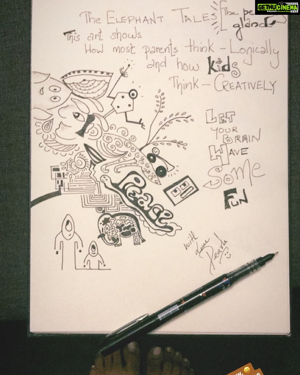 Pearle Maaney Instagram - When I Do ... Draw. 😋 #pearlemaaneydoodles