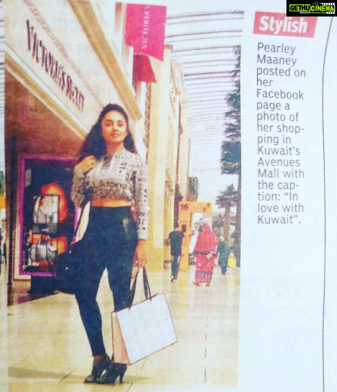 Pearle Maaney Instagram - 😀😋 #deccanchronicle