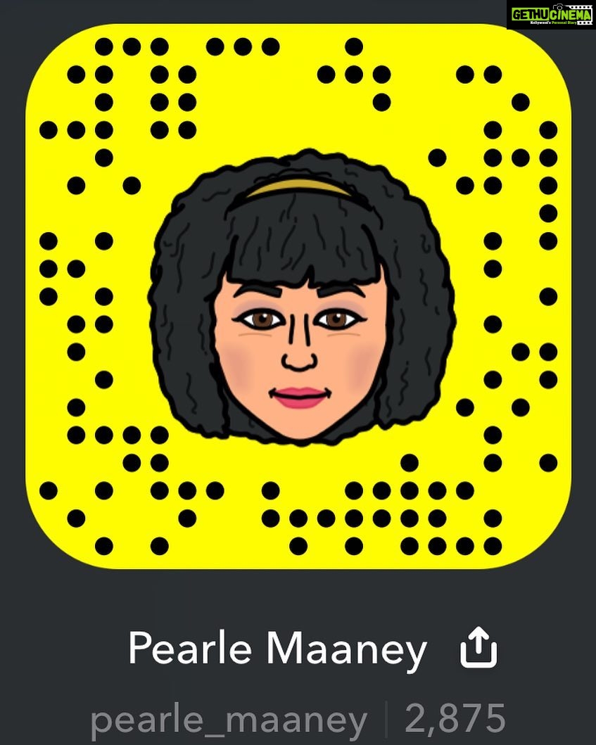 Pearle Maaney Instagram - I’m now kinda active on snapchat!💪 Scan😌