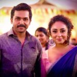 Pearle Maaney Instagram - Thank you @sainu_whiteline for this lovely click ❤️ with Karthi. @karthiofficiall @karthi.sivakumar_official