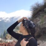 Pearle Maaney Instagram – A moment from my Himalayan Adventure… Love for the mountains… #himalayas #tosh #bikeride