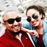 Pearle Maaney Instagram – With @zanhussain … the guy who gave Voice for The Paul and Pearle show, Kinetic Typography 😊