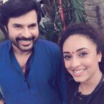 Pearle Maaney Instagram - With our Swantham Mammookka❤️😊 #shyamdhar #movie #kochin