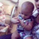 Pearle Maaney Instagram - Olichae .... Kande!!!! 😘😘😘 Raylene and tiara 👸
