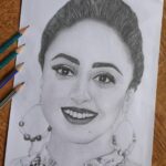 Pearle Maaney Instagram - Thank u Basil ... i felt really special when u came across this sketch...😊❤️ @sketchby_basilabraham