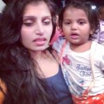 Pearle Maaney Instagram - My lil baby 😘😘😘😘 mia ❤️😘 and the mummy baby @anooshasunoj PS : Serah is my Nickname ✌️️
