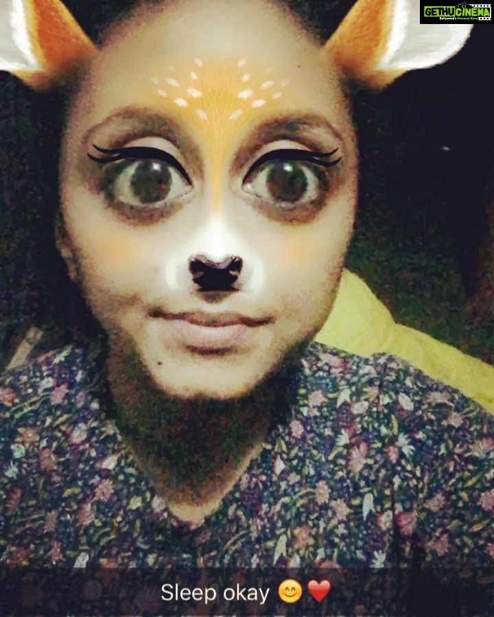 Pearle Maaney Instagram - Sleep okay👍 oru "Ucha mayakkam" 💤😴