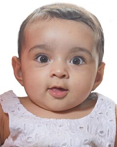 Pearle Maaney Instagram - Nila’s Passport Photo 😀😀😀 🧿