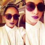 Pearle Maaney Instagram - Freedom begins with a purple lipstick 😎 #travelBug #MAC #Lipcolor