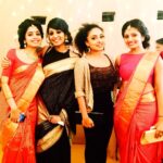 Pearle Maaney Instagram - ❤️❤️❤️ my darlings @anooshasunoj @anilageorgez @anitageorgez 😘 #nkweds2016